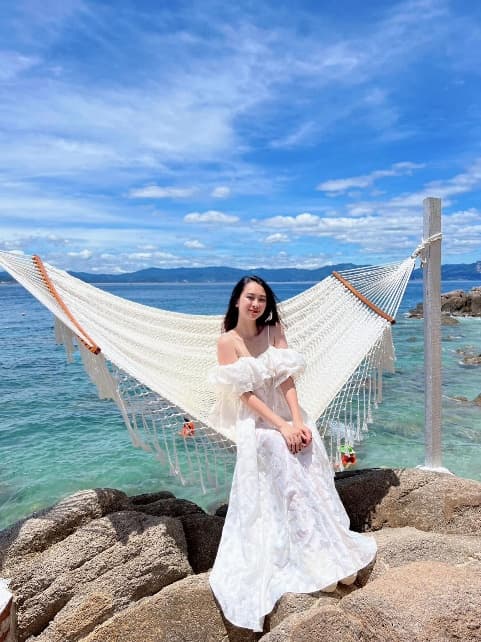 Du khách trên đảo